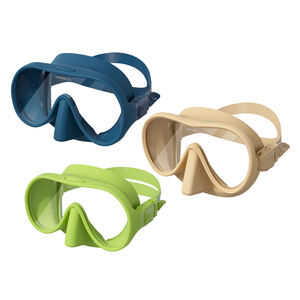 Masque de plongée et tuba en verre trempé unique avec sangle en silicone pour la natation, la plongée sous-marine et la plongée libre - Product Image 3