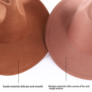 도매 서양 카우보이 스웨이드 탑 모자 실버 황소 머리 장식 성인 야외 여행 캐주얼 모자 - Product Image 6