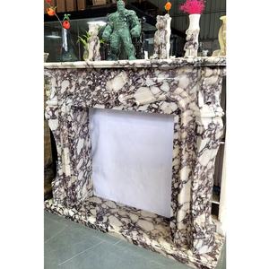 Moderno intagliato <span class=keywords><strong>a</strong></span> mano in marmo naturale intaglio camino decorazioni interne marmo camino mensola del camino per la casa - Product Image 6