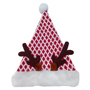 圣诞用品批发定制设计礼品创意圣诞装饰圣诞老人帽子装饰