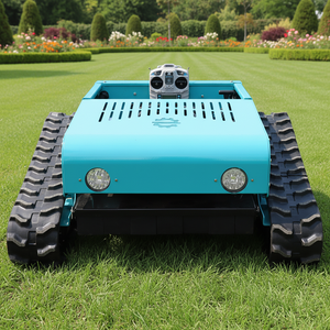 Tosaerba Telecomandato con Cingoli in Gomma per Scalare Pendii Ripidi - Product Image 2