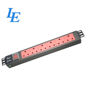 Unidad de Distribución de Energía Trifásica de 6 Vías Tipo Sudáfrica de 19 Pulgadas para Montaje en Gabinete de Servidor PDU 1.5U Original de Fábrica - Product Image 5