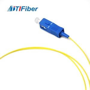 Cable de Fibra Óptica para Telecomunicaciones FTTH para Centros de Datos, SM OS2 G657A SC UPC, Pigtail de Fibra Óptica de 0.9MM - Product Image 2