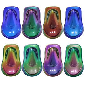 Poudre <span class=keywords><strong>de</strong></span> pigment caméléon bleu violet orange, pigment nacré, paillettes lâches, revêtement automobile, <span class=keywords><strong>peinture</strong></span> automobile - Product Image 5