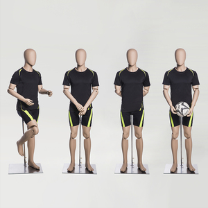 HM02-G Nude <span class=keywords><strong>Male</strong></span> Flexible Simulation Schaufenster puppe Ganzkörper Posing Frei bewegliche Gelenke Gelenk Schaufenster puppe - Product Image 4