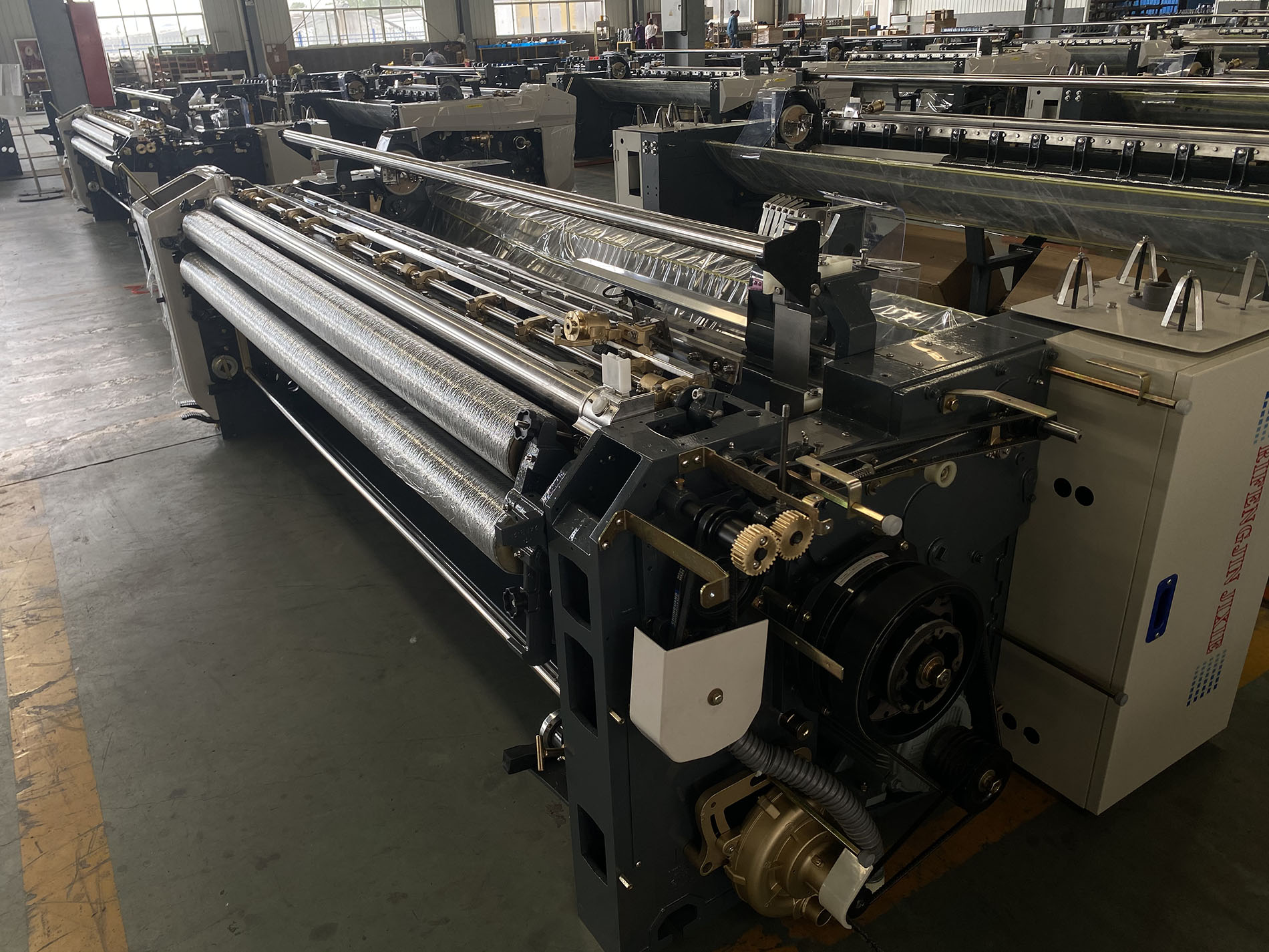 Electronic Cotton Textile Carding Machine Double Nozzle Weaving Cam Dobby Shedding