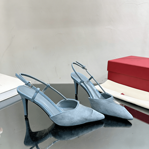 Elegant Slingback Strap Mid <b>Heel</b> Pumps with Cushioned Insole for Women Office and Special Occasions Valentinoing - Product Image 1