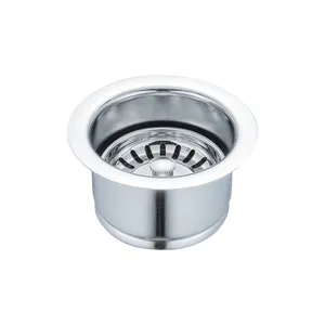 Extended Garbage Disposal Flange Strainer and Sink Stopper Stainless Steel Fit Universal 3-1/2 Inch Standard Sink Drain Openings