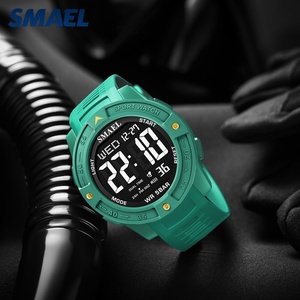 SMAEL 8126 นาฬิกาดิจิตอลโครโนกราฟสำหรับผู้ชายพร้อมปฏิทิน สายพลาสติก กันน้ำ 5BAR หน้าปัดเรืองแสง ดีไซน์แฟชั่น - Product Image 4