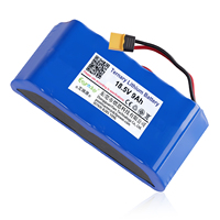 Batterie au lithium ternaire rechargeable OEM d'usine 18,5 V 9-15 Ah 5S 6S 18650 pour véhicules logistiques AGV de taille moyenne et petite et AMR CE