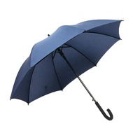Parapluie droit en fibre de verre à ouverture automatique, personnalisable pour cadeaux promotionnels, utilisation en voyage, protection UV, fonctionnalités tout-en-un