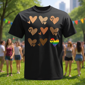 Camiseta del Orgullo LGBTQ de color marrón: muestra tu apoyo con estilo - Product Image 3