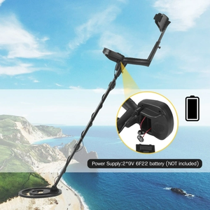 3.4 inç LCD endüstriyel Metal dedektörü 10-Inch su geçirmez arama bobini altın bulucu hazine avcılık için su geçirmez Metal dedektörü - Product Image 4