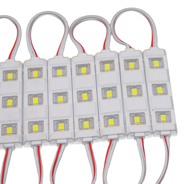 China Factory High Power DC 12V 1.2W Outdoor SMD 5730 Sign 3 Lamps Injection Led Modules