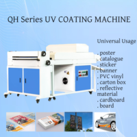 Machine de revêtement par vernis UV liquide électrique de qualité professionnelle 220v de la série QH