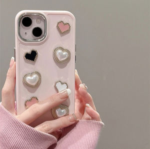 เคสโทรศัพท์ซิลิโคนนิ่มผิวด้านเรียบง่ายลายความรักสีชมพูยอดนิยม3D สำหรับ <span class=keywords><strong>iPhone</strong></span> 15 13 14 <span class=keywords><strong>12</strong></span> <span class=keywords><strong>PRO</strong></span> <span class=keywords><strong>MAX</strong></span> 15 PLUS 11 - Product Image 5