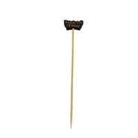 100 pièces créatif drôle Halloween décoration bambou brochette jetable Cocktail bâton fruits fourchette barre outils