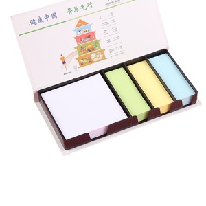 Instagram-style colorful <b>sticky</b> note box, plastic <b>sticky</b> note creative <b>notepad</b>, message book, logo printable wholesale. - Product Image 4