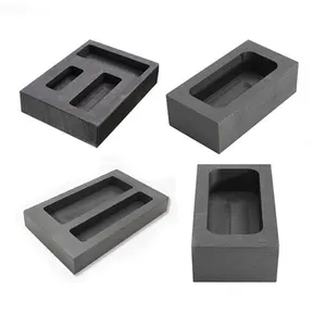 High temperature resistance gold silver jewellery casting graphite ingot mold for melting refining