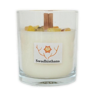 Bougie <span class=keywords><strong>solaire</strong></span> en cristal yoga, Chakra, Reiki - Product Image 2