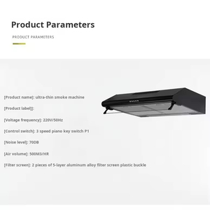 <span class=keywords><strong>Hotte</strong></span> de cuisine ultra-fine au <span class=keywords><strong>design</strong></span> <span class=keywords><strong>moderne</strong></span>, extracteur en acier inoxydable, petite <span class=keywords><strong>hotte</strong></span> de cuisson pour hôtel et maison - Product Image 4