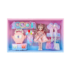 Muñeca de lujo de 12 pulgadas con elegante ojo 3D 21 articulaciones y accesorios de moda completos juguete suave en caja de regalo Premium para niñas - Product Image 1