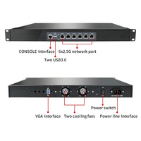 Rackmount Pfsense Firewall Server Intel Core I3/I5/I7/I9 12 Gen 12900 6 LAN 4 X710 SFP INTEL82599 Stock Firewall perusahaan