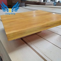 Panneau de contreplaqué jaune 3 plis haute résistance, réutilisable et durable pour coffrage de bois