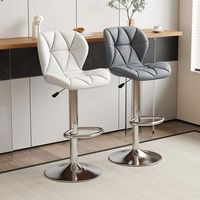 Chaise de bar pivotante en bambou, confortable et moderne, pour la maison, l'hôtel, le bar, la réception, le caissier