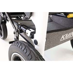 รถเข็นพับได้น้ำหนักเบา, รถเข็นสำหรับเดินทาง, สีขาว KMINA PRO K10083 - Product Image 4