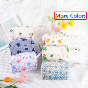 Ensemble de 5 serviettes hygiéniques lavables en tissu super absorbant (4 tailles différentes + sac) pour femmes, serviettes menstruelles réutilisables, serviettes hygiéniques de maternité - Product Image 6