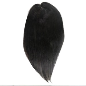 Remy tóc con người đóng cửa, lụa Top phía trước Topper, tóc con người một phần tóc giả, trinh nữ Remy tóc phía trước, 6x6.5 inch - Product Image 4