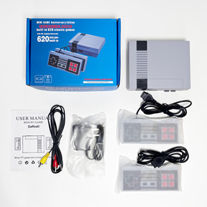 NES Mini 620 Nueva Consola de Videojuegos Retro Clásica Roja y Blanca con 620 Juegos Clásicos Integrados con Cable - Product Image 1