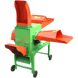 Factory direct sales farm rice straw crusher grass cutter crusher corn stalk grinder machine for animal feed chopper