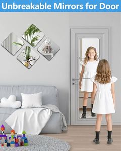 Acrylic Self-Adhesive Full Body <b>Mirrors</b> Non-Fragile Soft Household Bathroom Dressing <b>Mirrors</b> Wall Stickers for Dormitory - Product Image 3