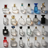 Botol Parfum Kaca Custom Matte Finish Warna Sesuai Pesanan Berbagai Gaya Multi-kapasitas Sprayer 5ml-100ml Botol Pompa Tekan