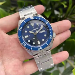 Montre <span class=keywords><strong>Seiko</strong></span> 5 pour Hommes Luxe Acier Inoxydable Étanche Lumineuse Sport Mécanique <span class=keywords><strong>Mouvement</strong></span> <span class=keywords><strong>4R36</strong></span> Verre Saphir - Product Image 2