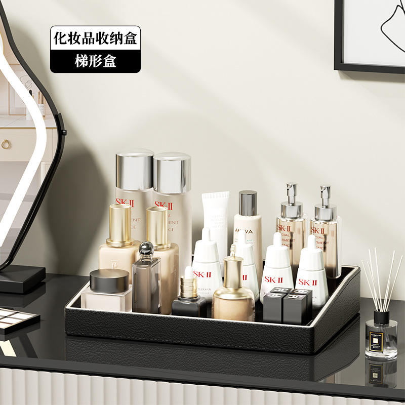 Trapezoide-bosque primitivo-caja de almacenamiento de cosméticos