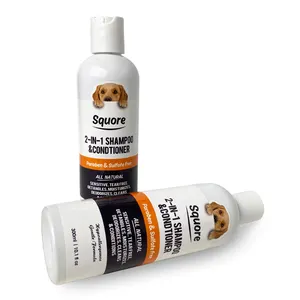 100% natural botanical natrual pet cheap shampoo for outdoor activities Pet Cosmetic 300ml Plastic Pump Shampoo Shower Gel
