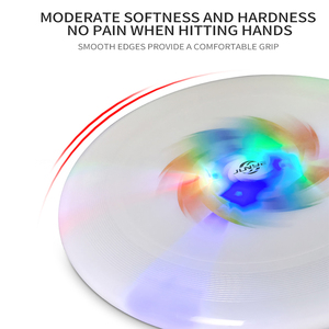 Logo personalizzato ad alta visibilità LED notte luminoso Frisbeed disco per adulti da competizione in plastica Frisby - Product Image 2