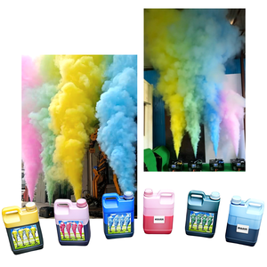 <span class=keywords><strong>Machine</strong></span> à fumée colorée électrique super puissante 3500W DMX512 avec télécommande pour anniversaire, Nouvel An, révélation du sexe, fête prénatale - Product Image 5