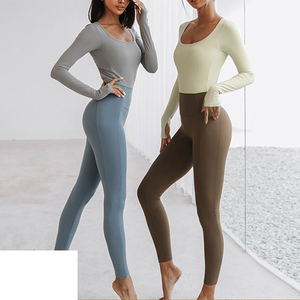 <span class=keywords><strong>Abbigliamento</strong></span> Yoga Personalizzato, Tuta Sportiva Intera da Donna, Set per Allenamento in Palestra, Tuta Intera da Yoga - Product Image 1