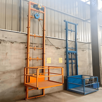 Mini-élévateur de marchandises électrique 500 kg, 6 m/10 m, avec rail de guidage, télécommande et dispositif anti-chute pour le chargement en usine