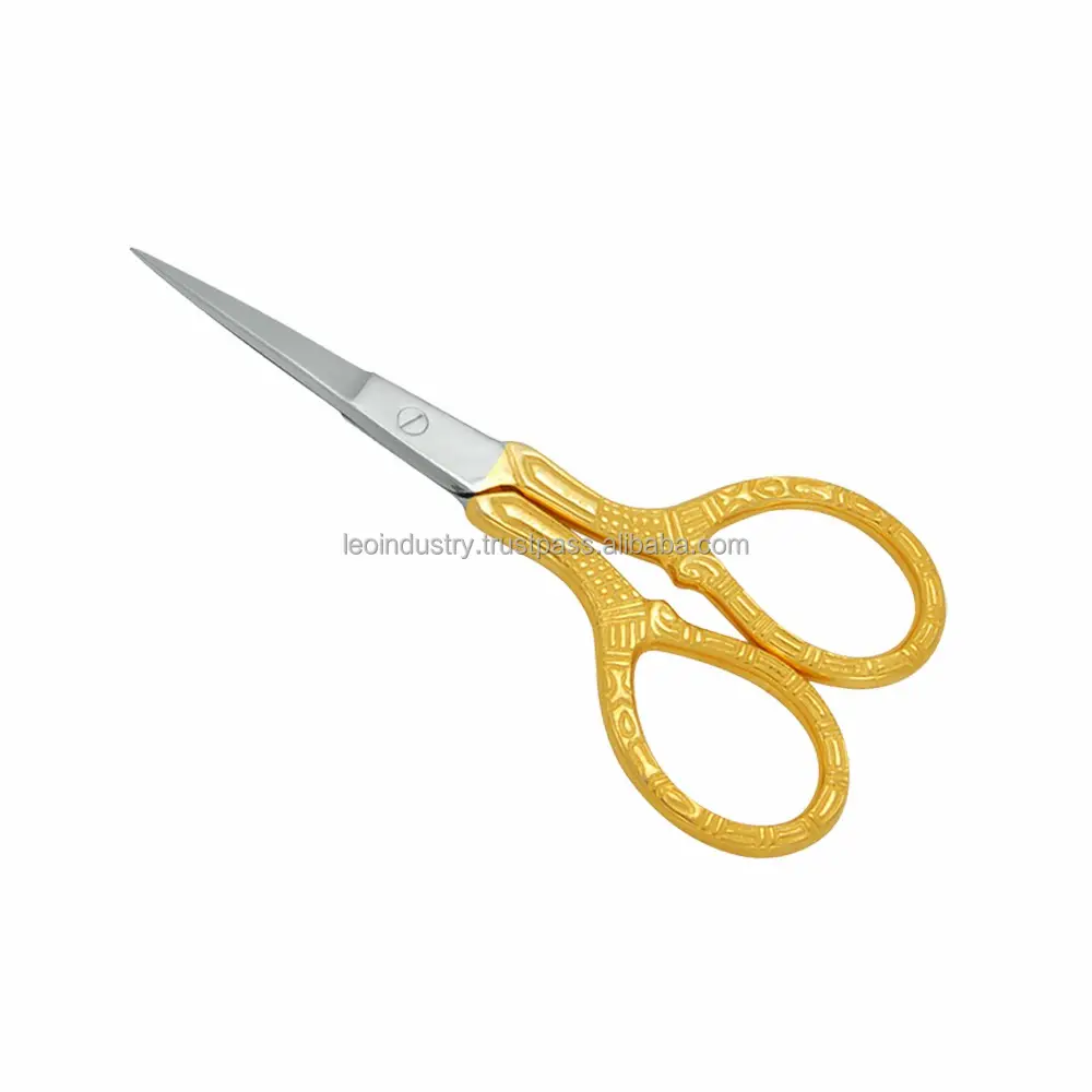 makeup manicure nail scissors with stainless steel curved blades