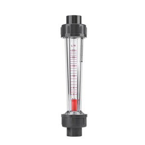 工場価格インラインPVC接続フローインジケータプラスチック水流計Rotameter水流量計 - Product Image 1