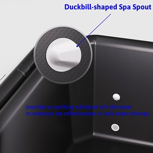 Icegalax Nueva Bañera de Hielo para Recuperación Física, Bañera Inflable Inclinada para Inmersión en Frío, Portátil - Product Image 4