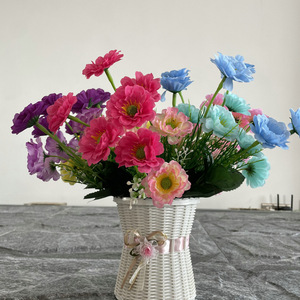 Arrangement de fleurs artificielles en soie de chrysanthème Yulong Craft Flower Factory, 30cm-100cm, décoration intérieure, accessoires de mariage - Product Image 1