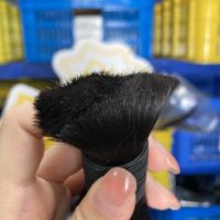 Cheveux humains ondulés de qualité supérieure pour tresses, en vrac, double trame, 100 % vierges indiens Remy non traités, extensions de 12 à 30 pouces