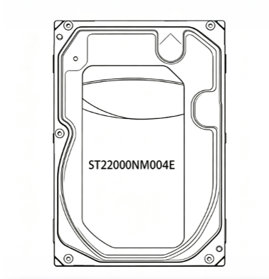 ST22000NM004E 22TB 3.5 Inch Enterprise Hard Disk Drive SATA 6Gb/s 7200RPM 512MB Cache Internal HDD for Server Storage NAS