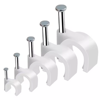 Usine directe U forme clou Clip cercle câble tuyau fixation tenture murale PVC tuyau mur pince